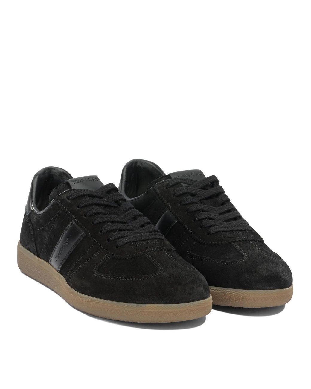 Tom Ford Black "Archer" Low Top Sneakers for men