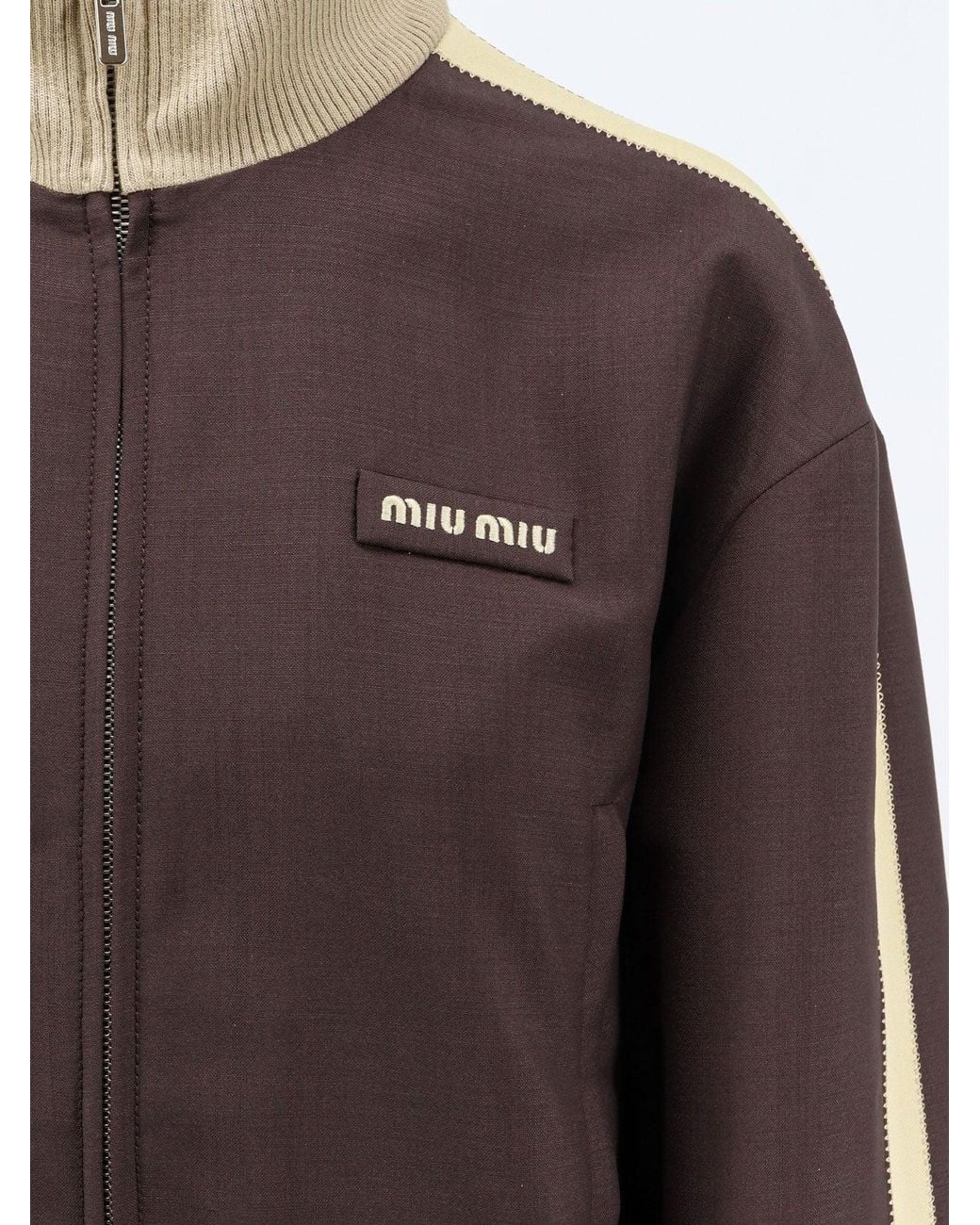Miu Miu Black Mohair And Virgin Wool Jacket