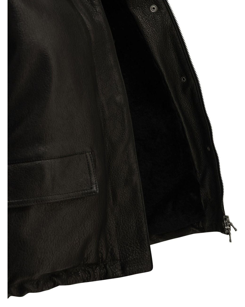 Semler Black Nappa Leather Jacket