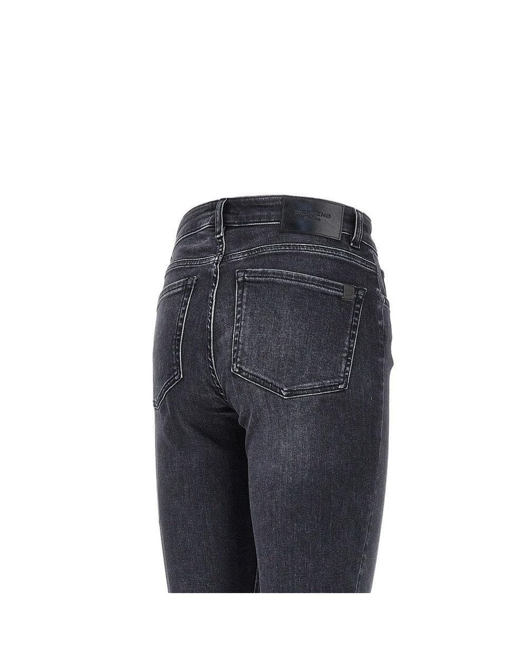Weekend by Maxmara Blue Cotton Denim Oversized Jeans
