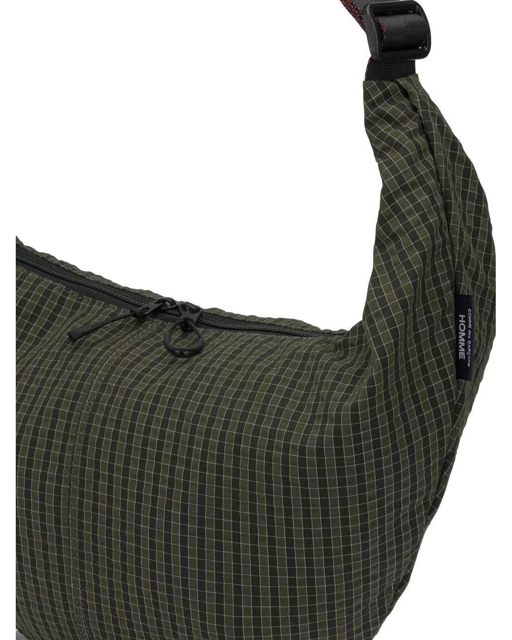 Comme des Garçons Metallic Comme Des Garçons Homme Plus "Grid Check" Large Shoulder Bag for men