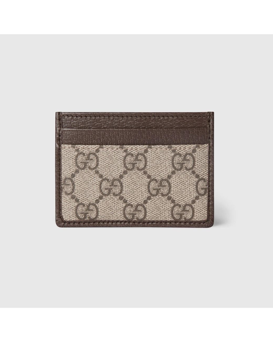 Gucci Natural "Ophidia" Cards Holder