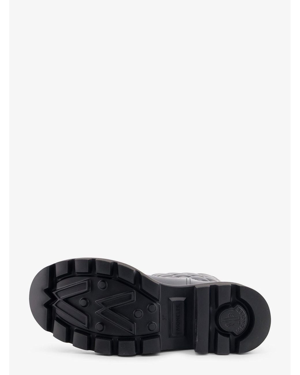 Moncler Black Kickstream Quilt Pvc And Neoprene Rain Boots