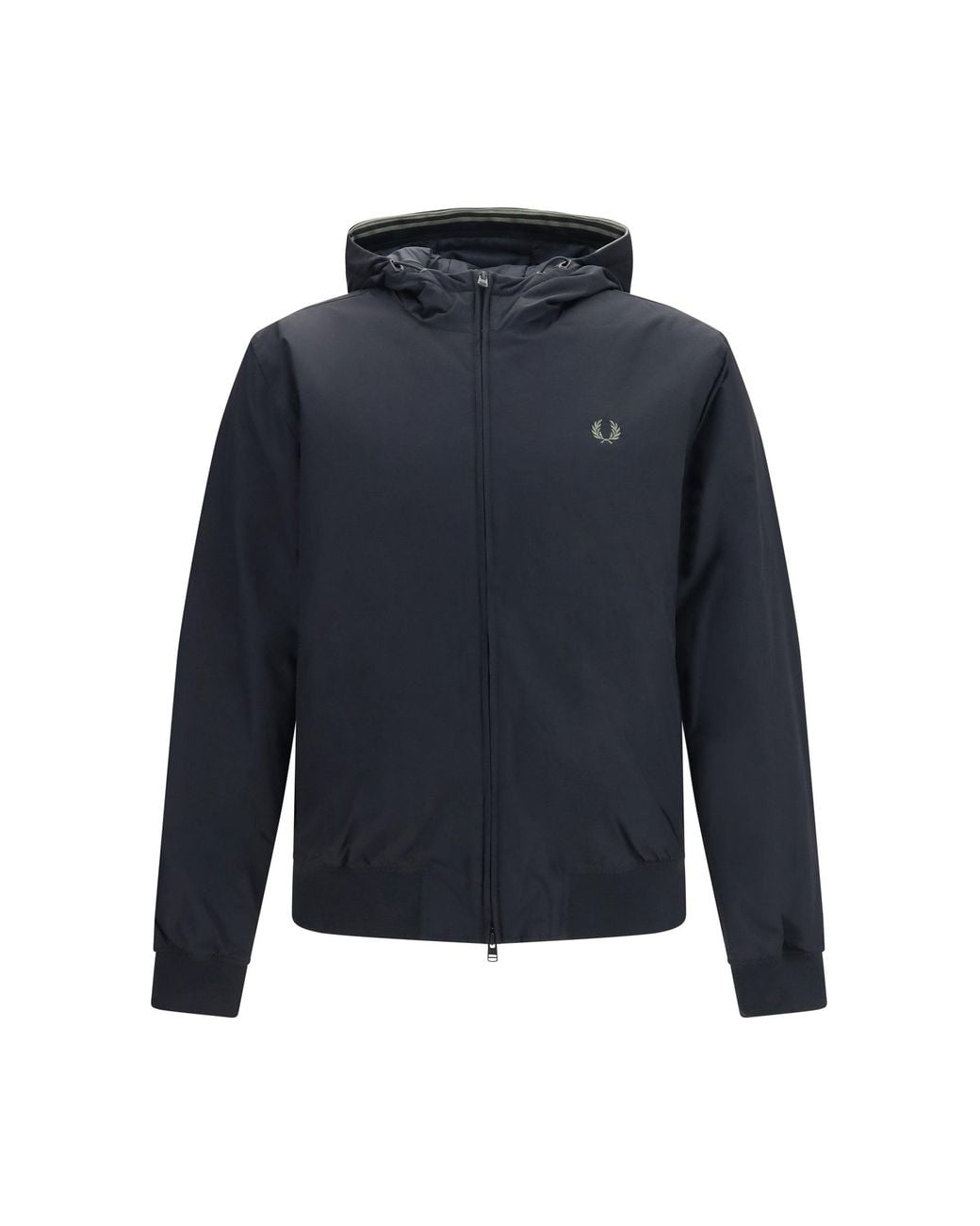 Fred Perry Blue Brentham Hooded Jacket for men