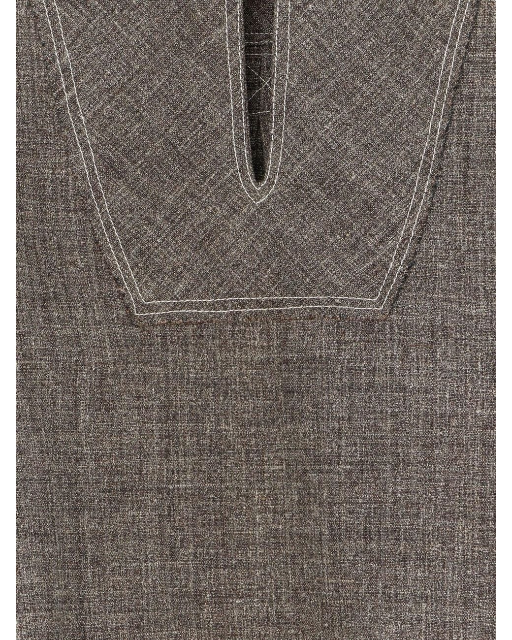 Soeur Gray Jana Shirt With Stitching
