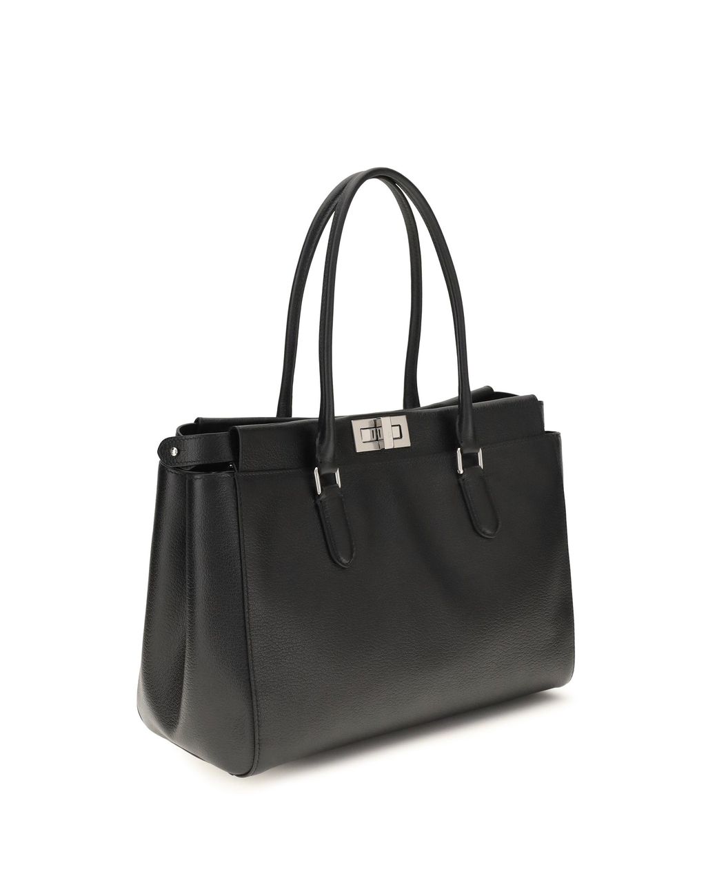 Fendi Black Peekaboo Small Tote Bag