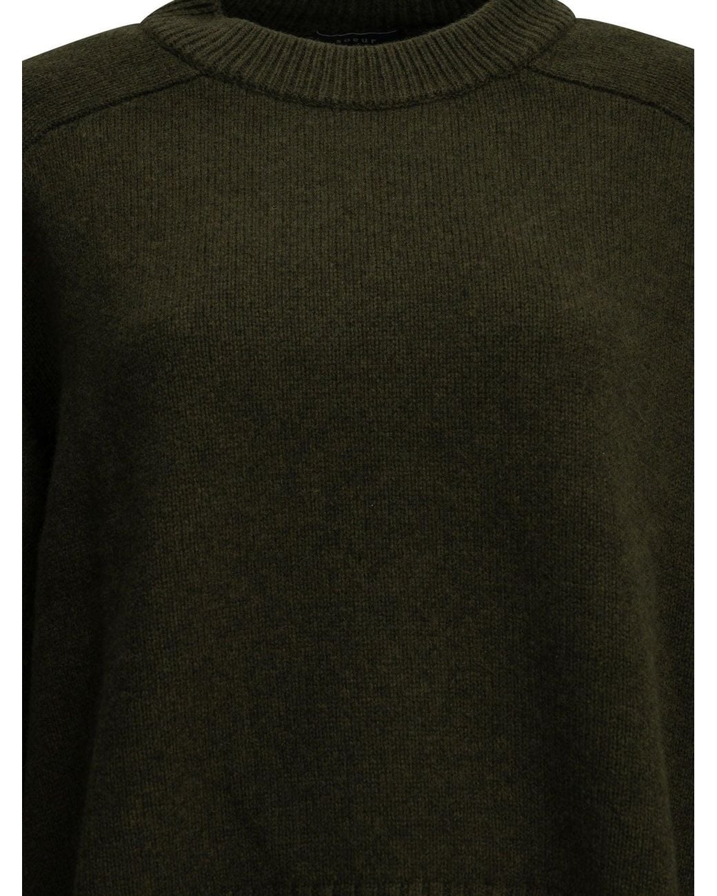 Soeur Green Will Crew-Neck Sweater