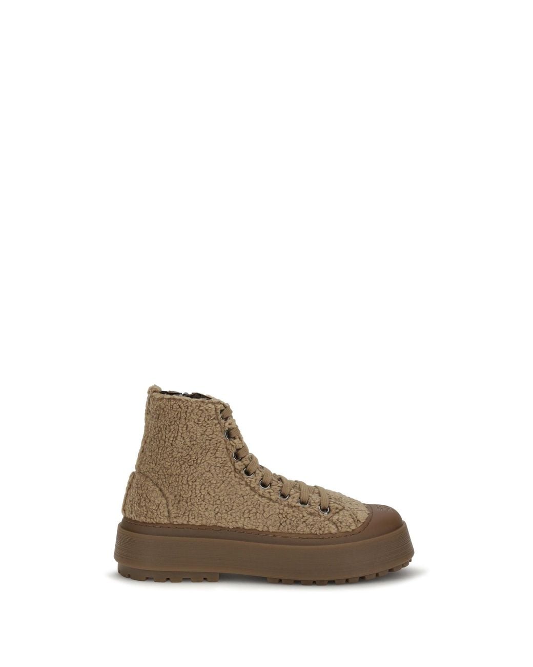 Casadei Brown Explorer Bouclé Sneakers Caramello