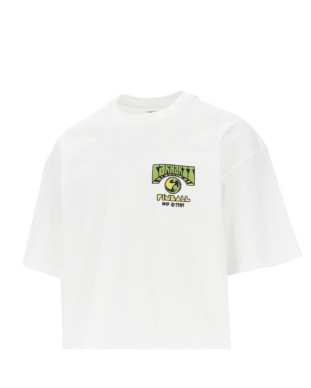 Carhartt White 'Pinball' Print T-Shirt for men