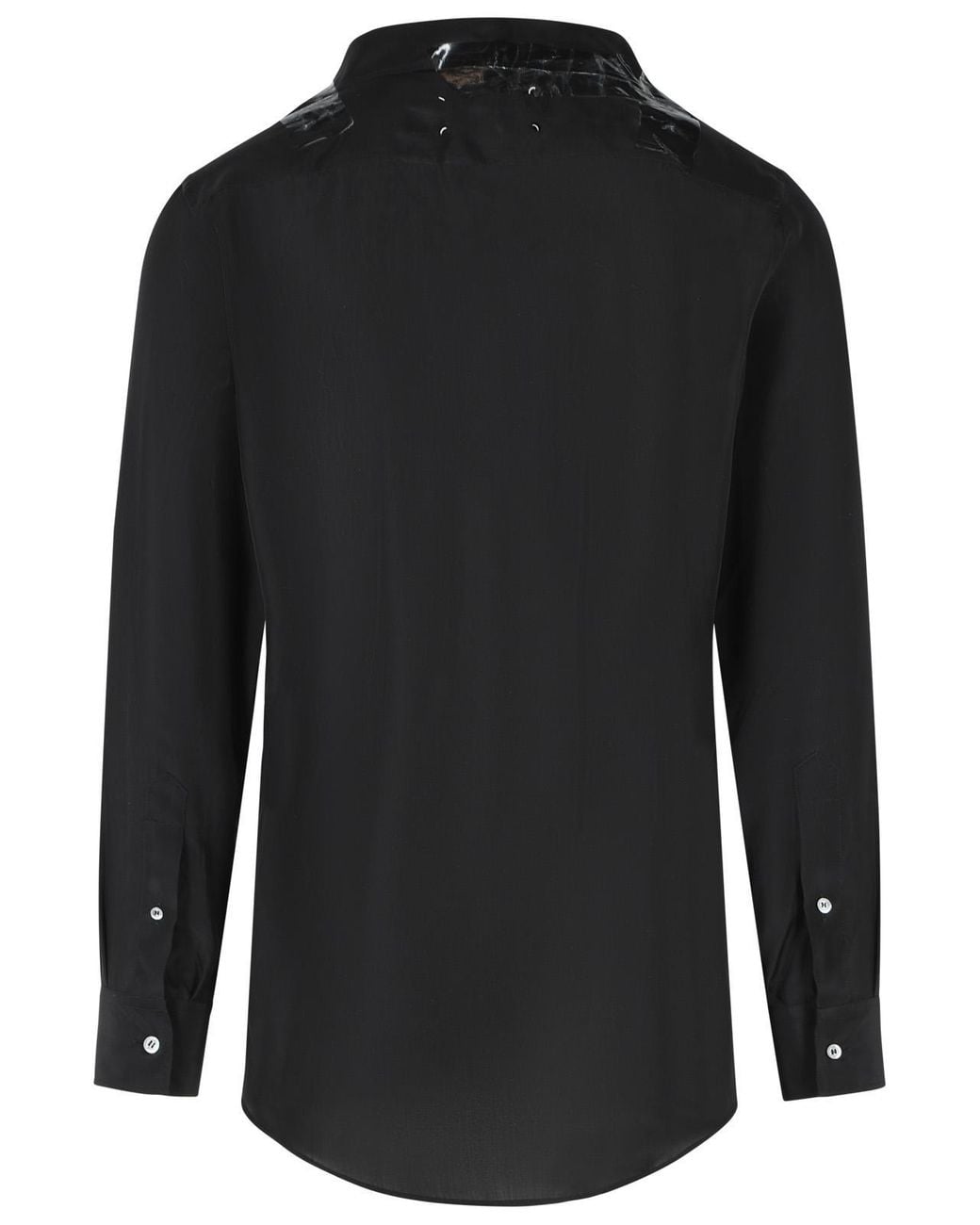 Maison Margiela Black Silk Shirt for men