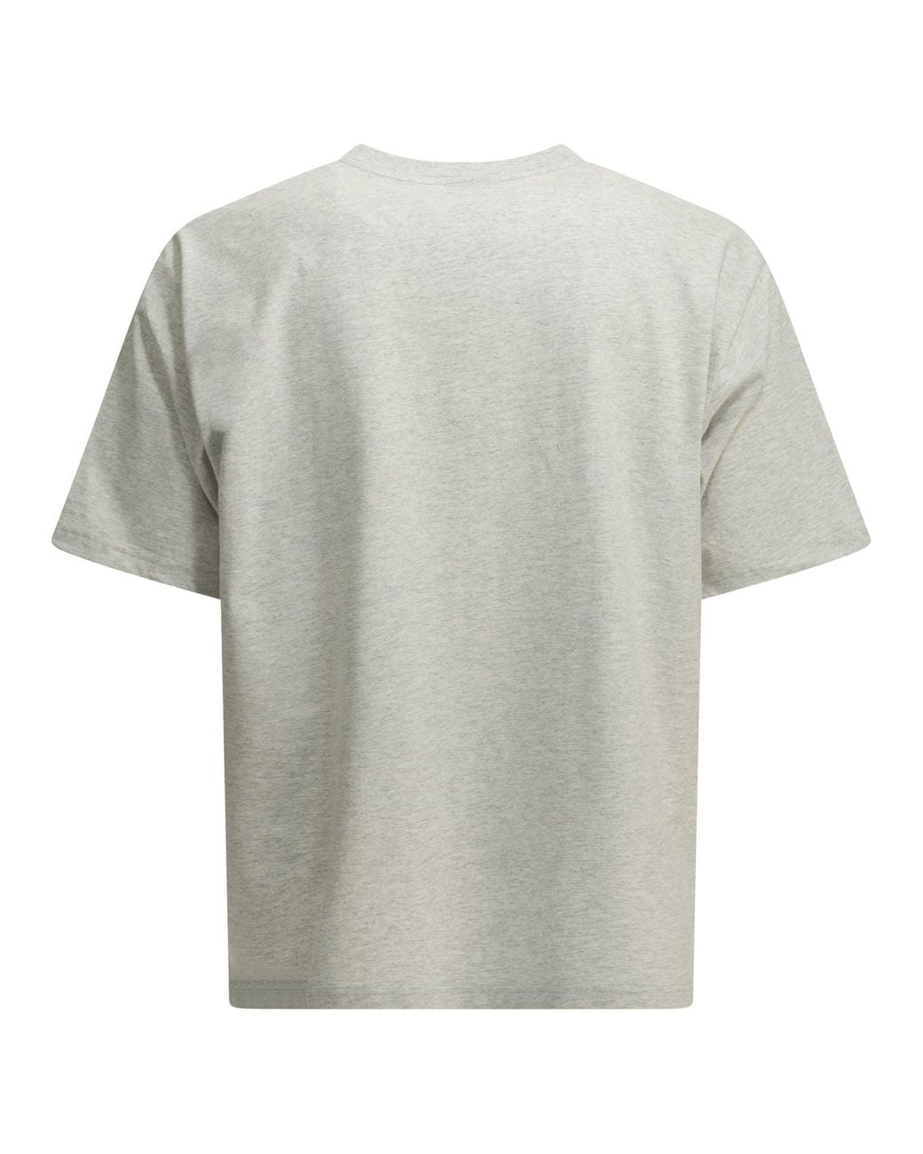 Stussy Gray Cotton T-Shirt for men
