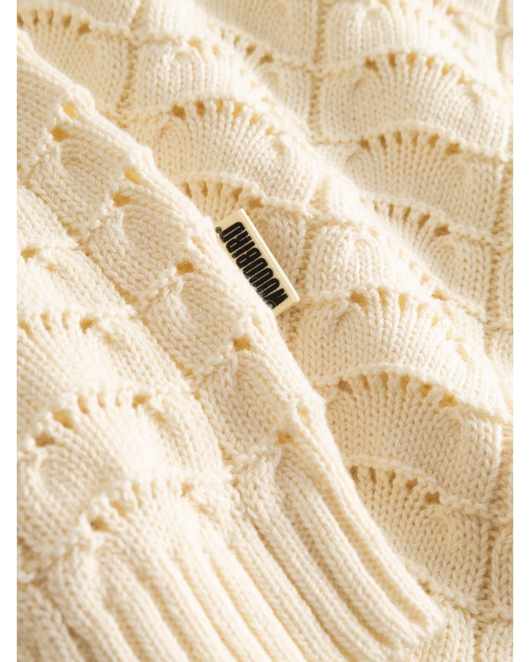 Woodbird Natural Cotton Sweater for men