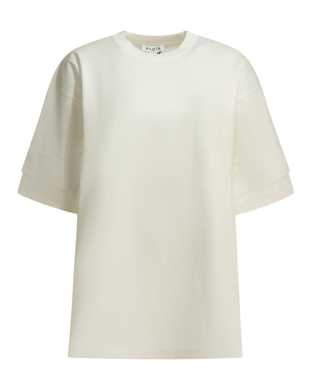 Alaïa White Crew Neck T Shirt