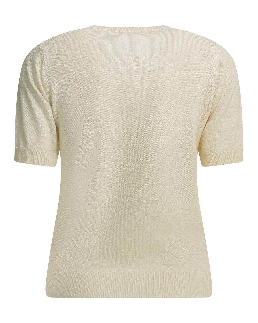 Auralee Natural Cashmere Crewneck Sweater Ivory