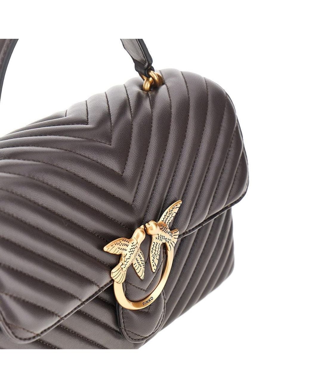Pinko Multicolor Classic Love Lady Puff Bag