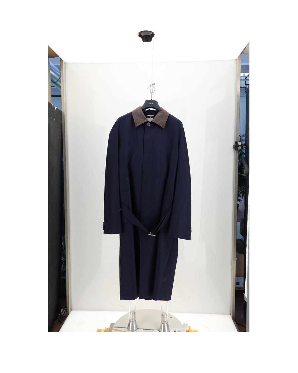 Dior Blue Trench Coat for men