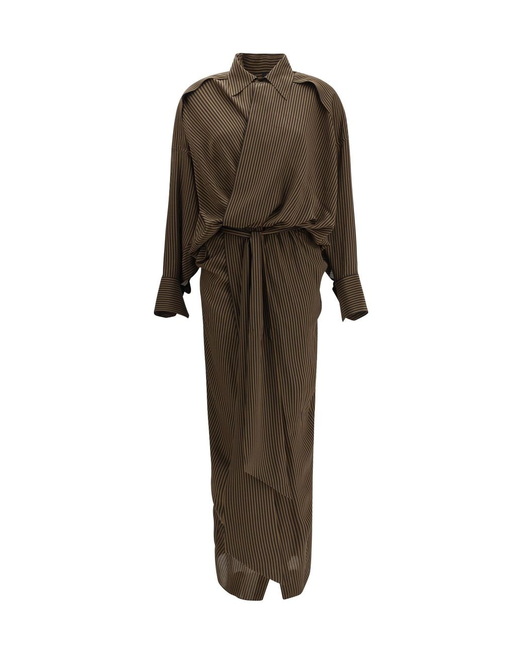 Petar Petrov Brown The Serenade Dress