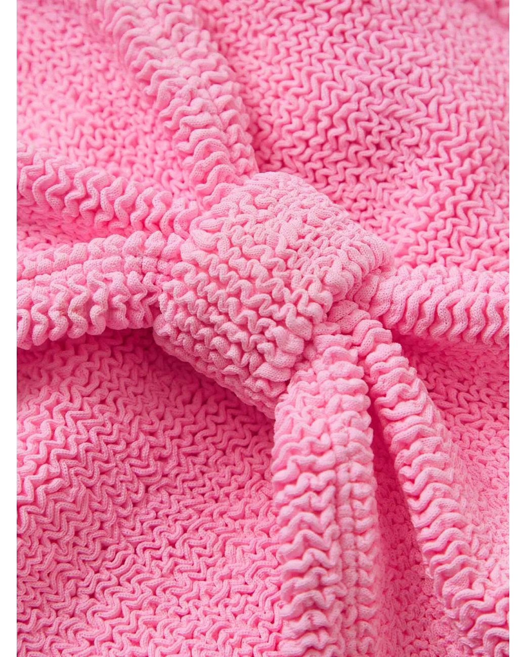 Hunza G Pink Bikini Original Crinkle