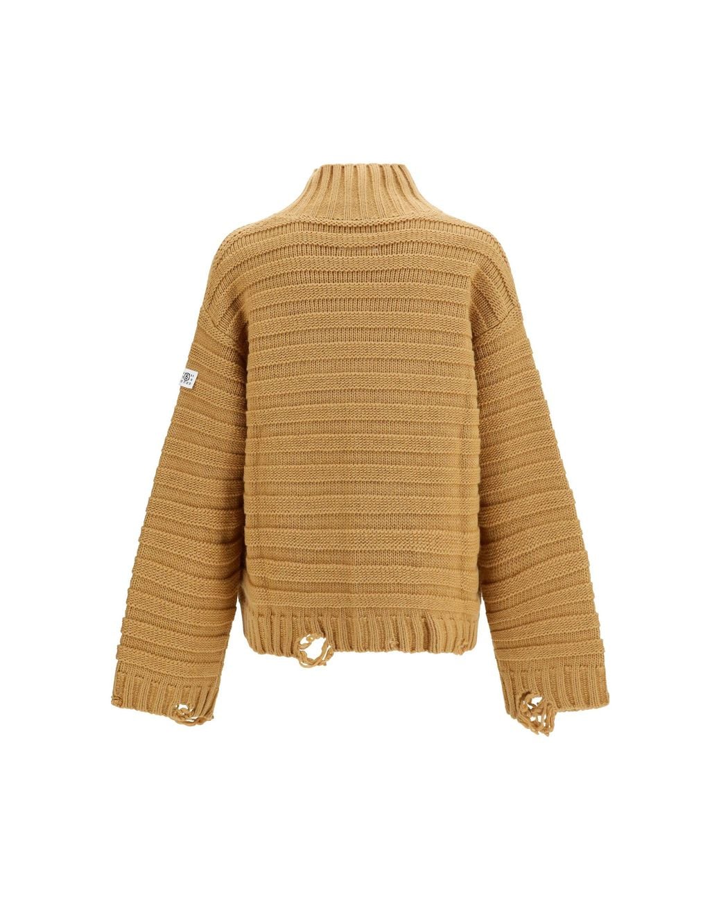 MM6 by Maison Margiela Natural Wool Turtleneck Sweater for men