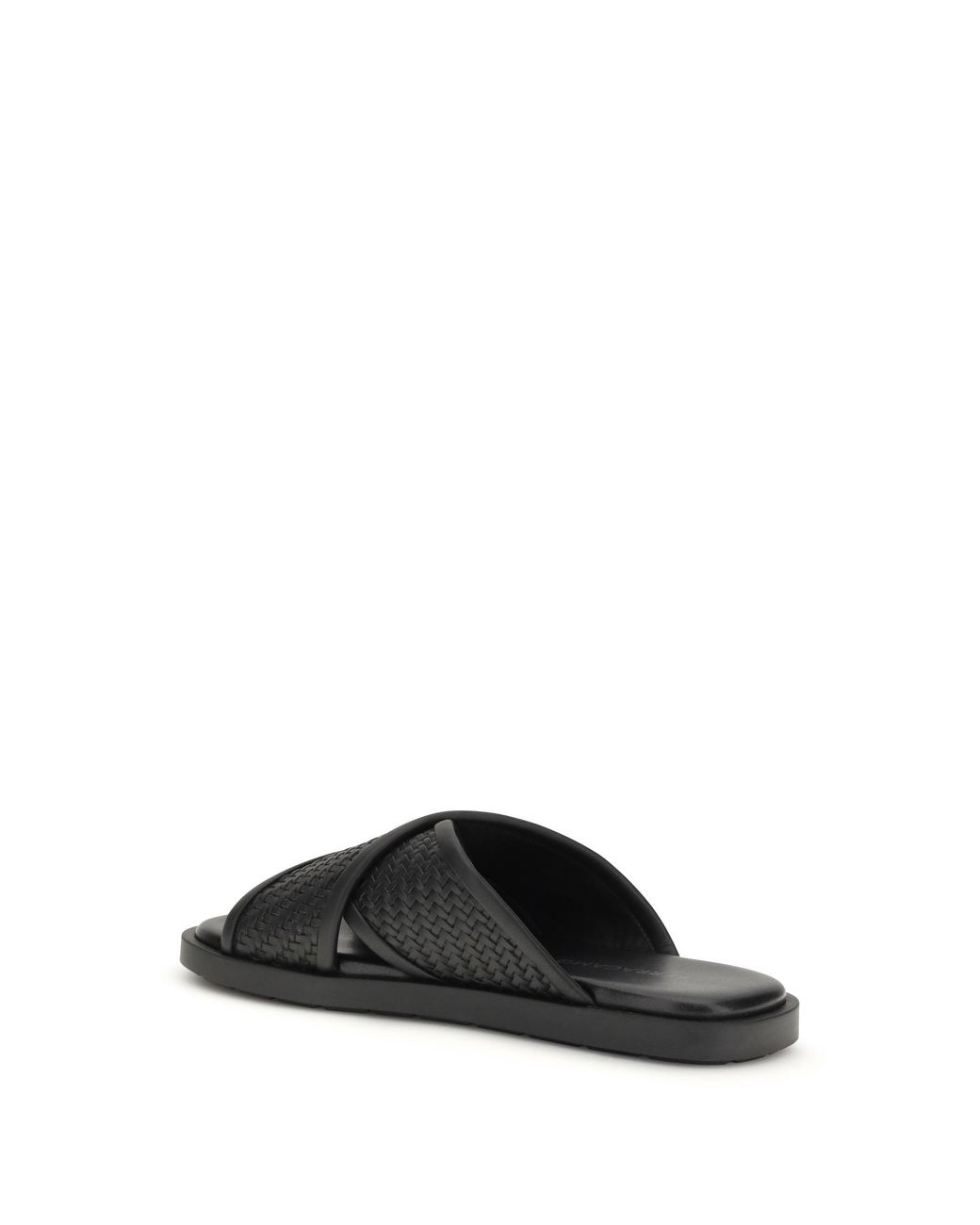 Ferragamo Black Gancini Sandals for men