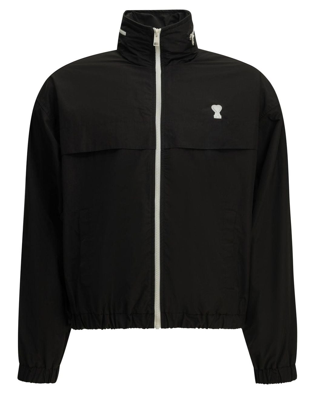 AMI Black Ami De Coeur Windbreaker for men