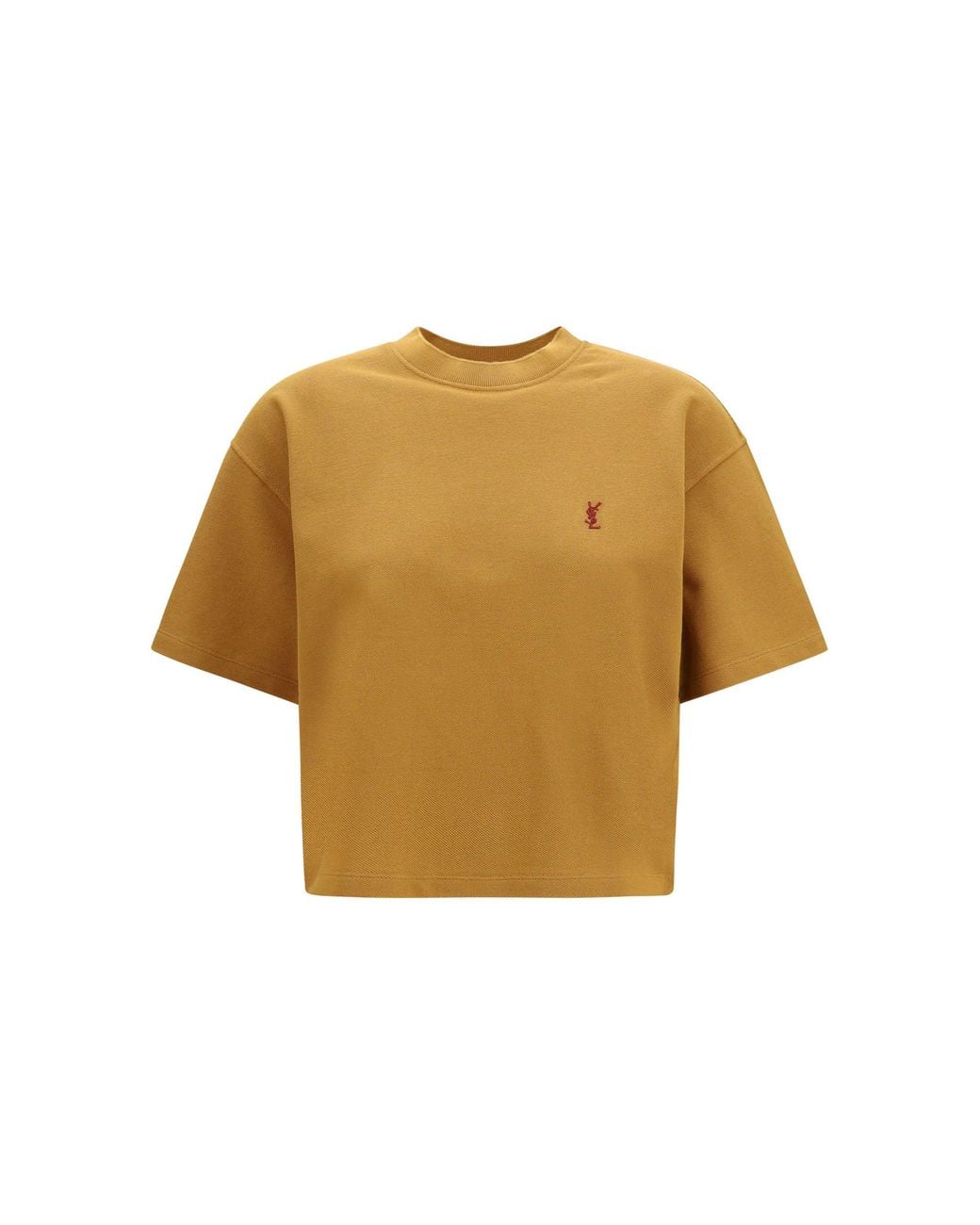Saint Laurent Yellow Cassandre Oversized T-Shirt