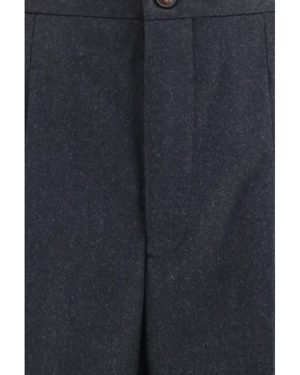 Umit Benan Blue Tailored Wool Pants Dark for men