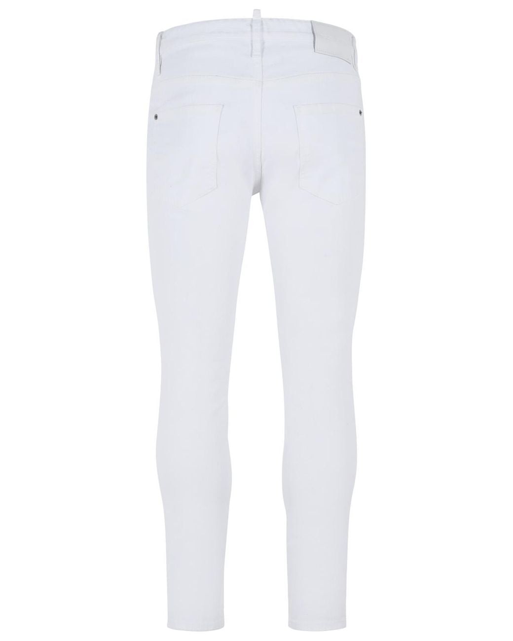 DSquared² White Cotton Jeans for men