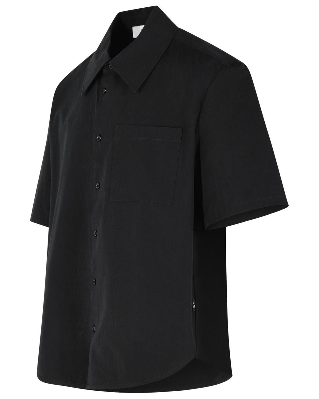 Séfr Black 'Waylon' Cotton Shirt for men