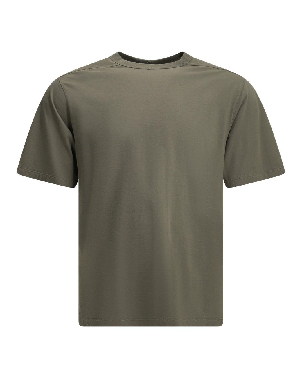 Rick Owens Green Brad Crewneck T-Shirt for men