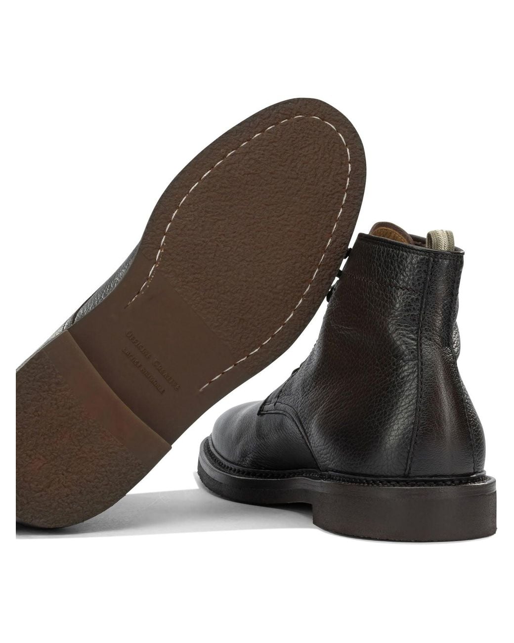 Officine Creative Black Hopkins Flexi 203 Boots for men