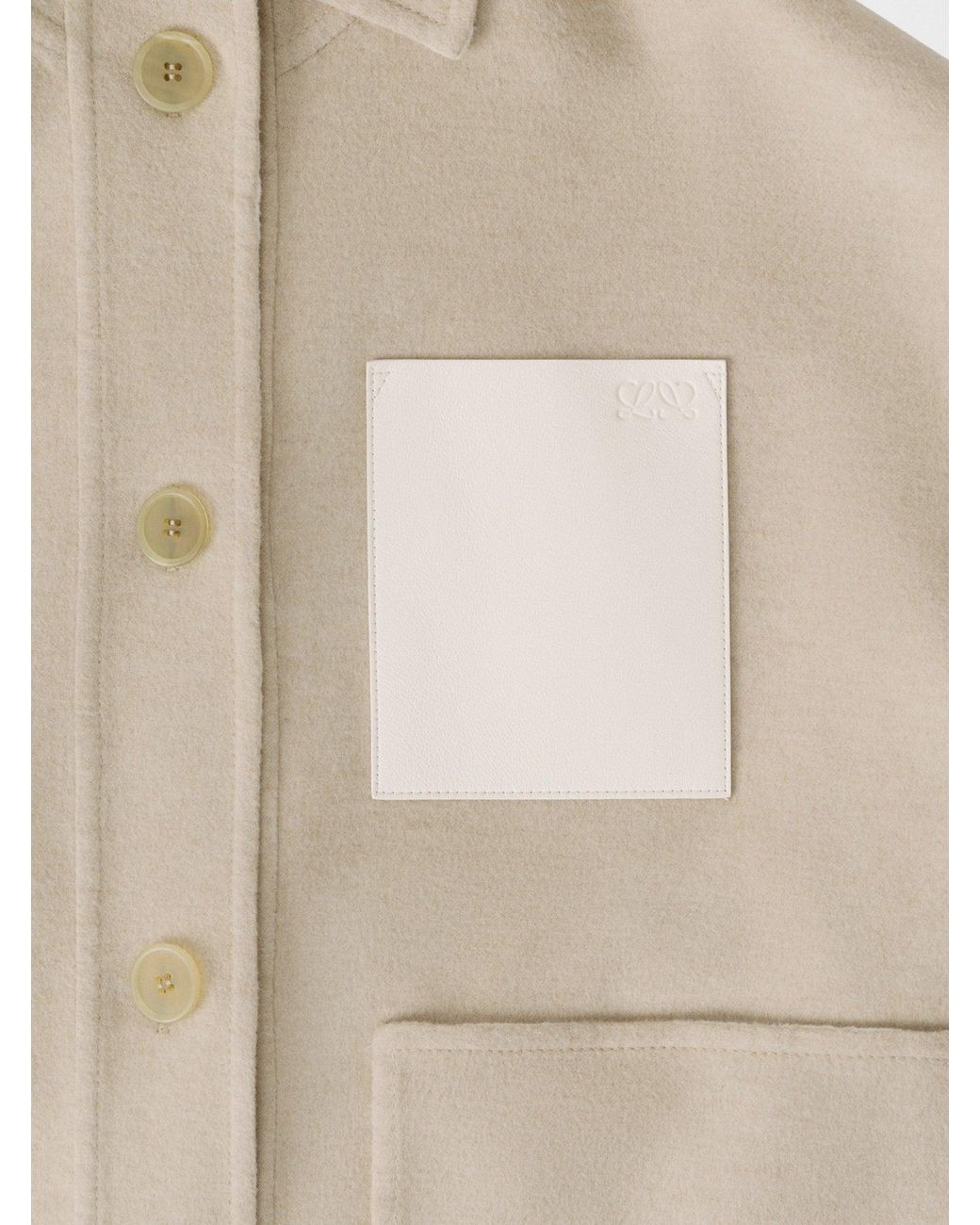 Loewe Natural Workwear Wool And Cashmere Jacket