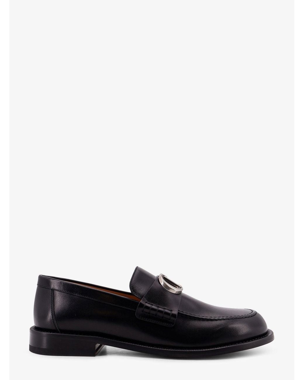 Dior Black Dior Archie Leather Loafers for men