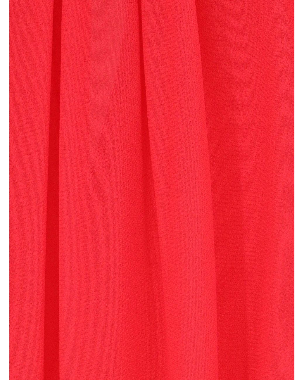 Elisabetta Franchi Red Viscose Shirt With Body Detail
