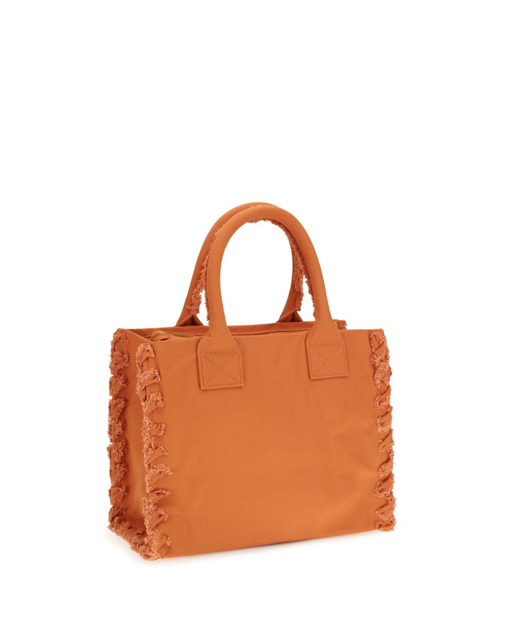 Pinko Orange Canvas Tote Bag Arancio Bruciato