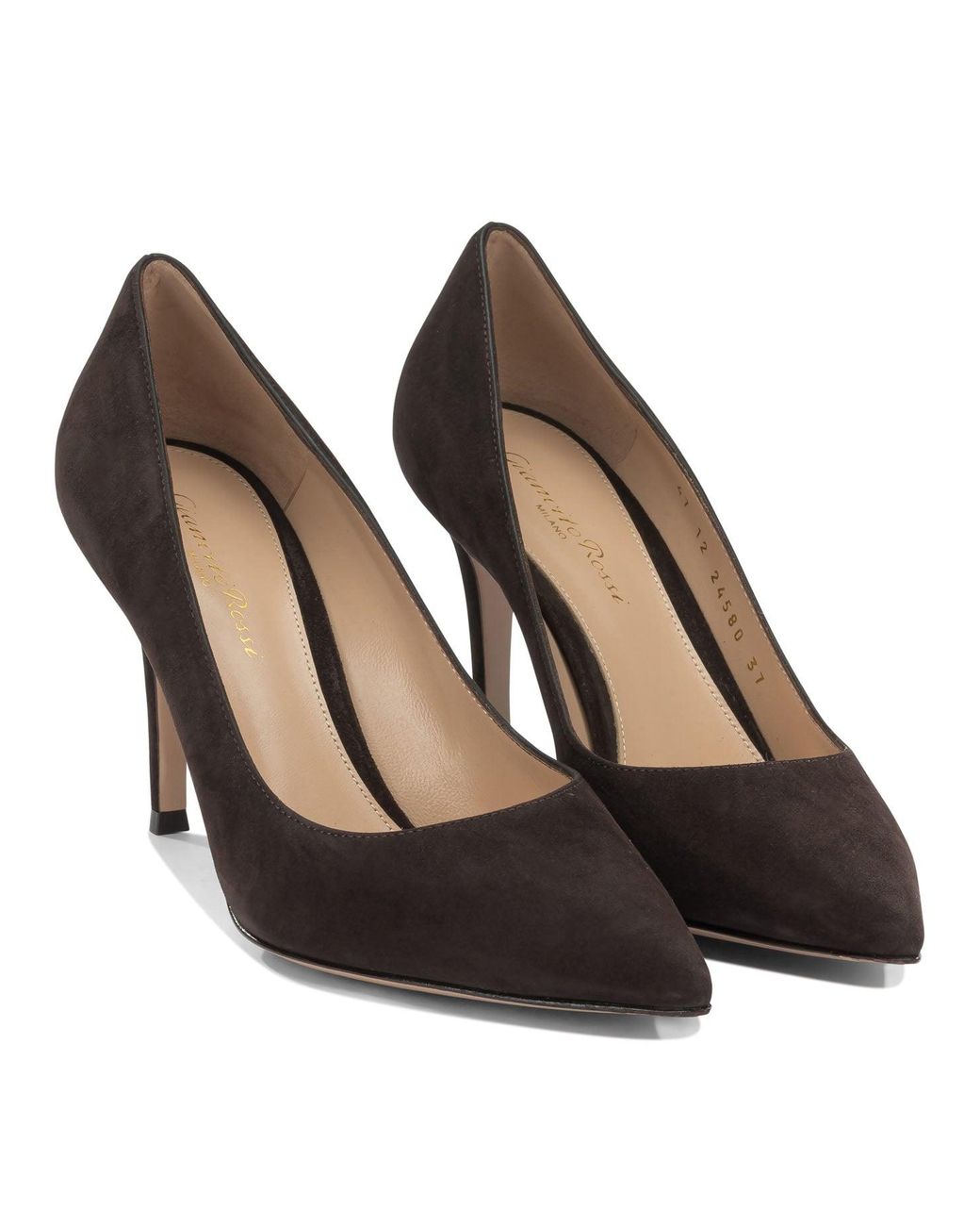 Gianvito Rossi Brown "Gianvito 85Mm" Pumps