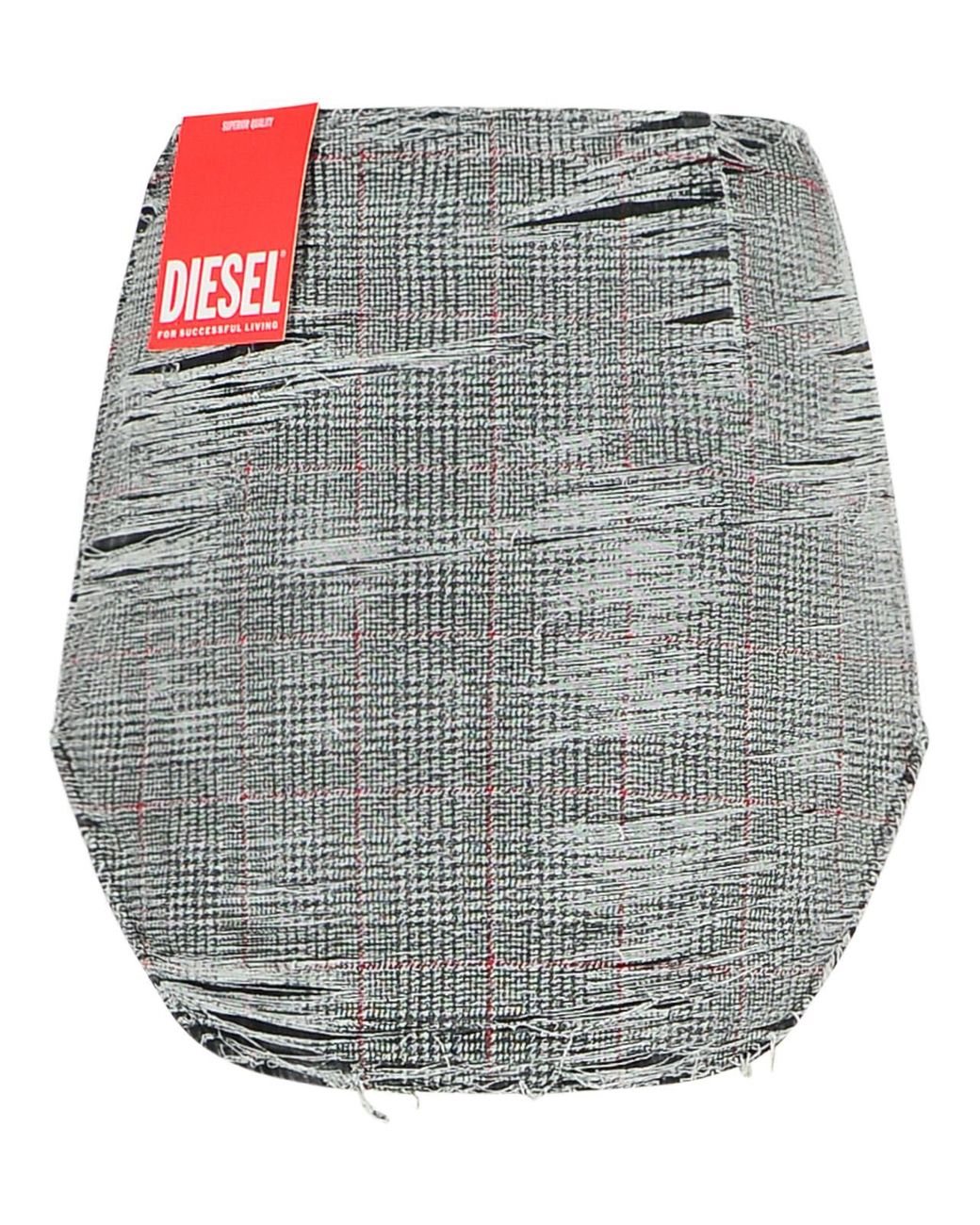 DIESEL Gray 'Ada' Cotton Miniskirt
