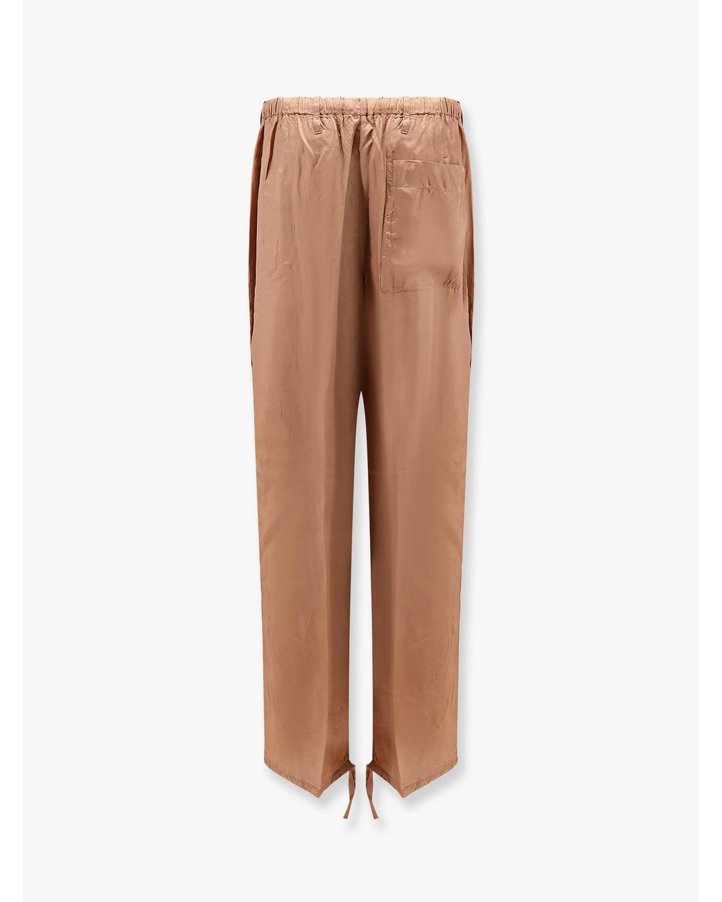 Dries Van Noten Natural Penra Viscose Trousers