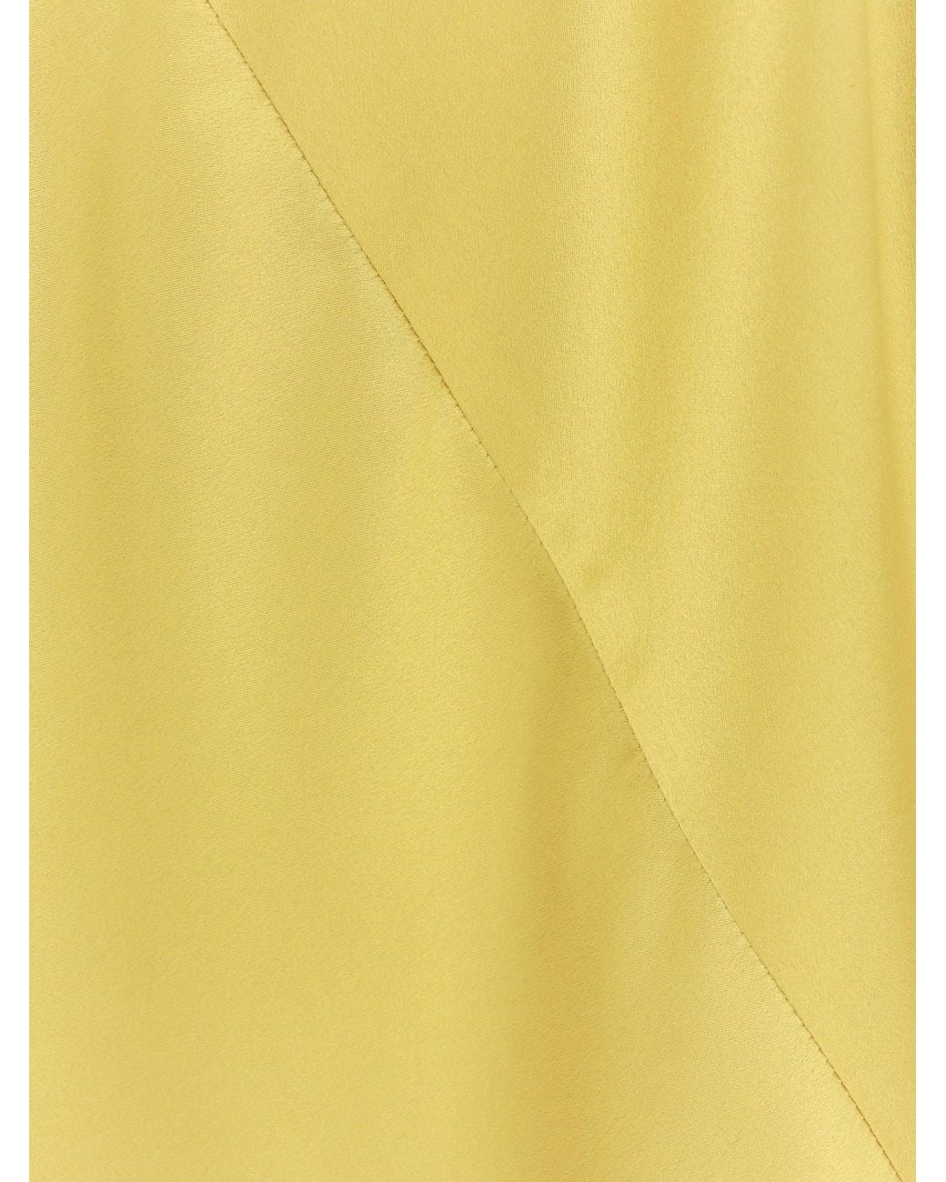 Max Mara Yellow Quassia Silk Top