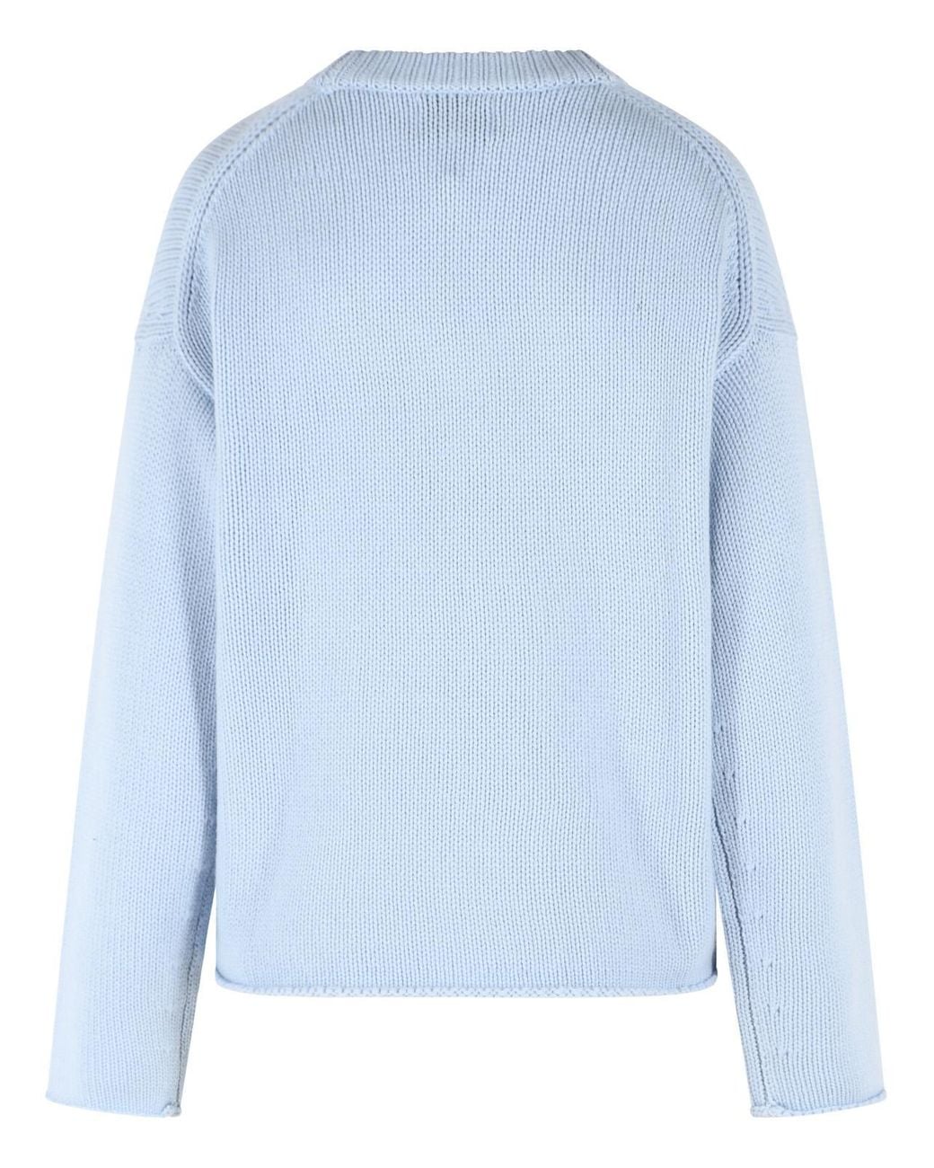 Loulou de Saison Blue 'Derry' Light Cashmere Sweater