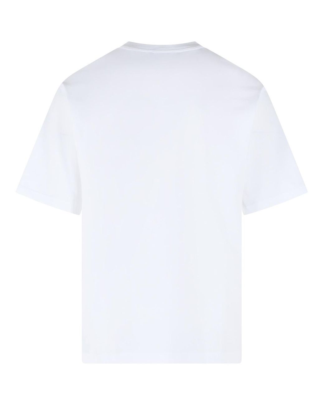 Dolce & Gabbana White Cotton T-Shirt for men