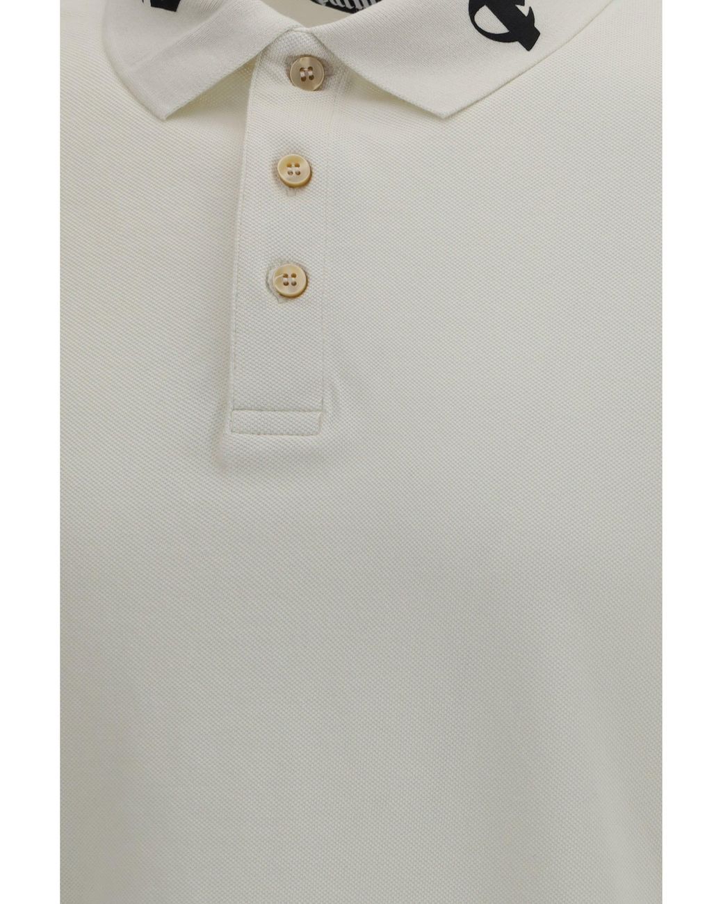 Palm Angels Gray Neck Logo Polo for men