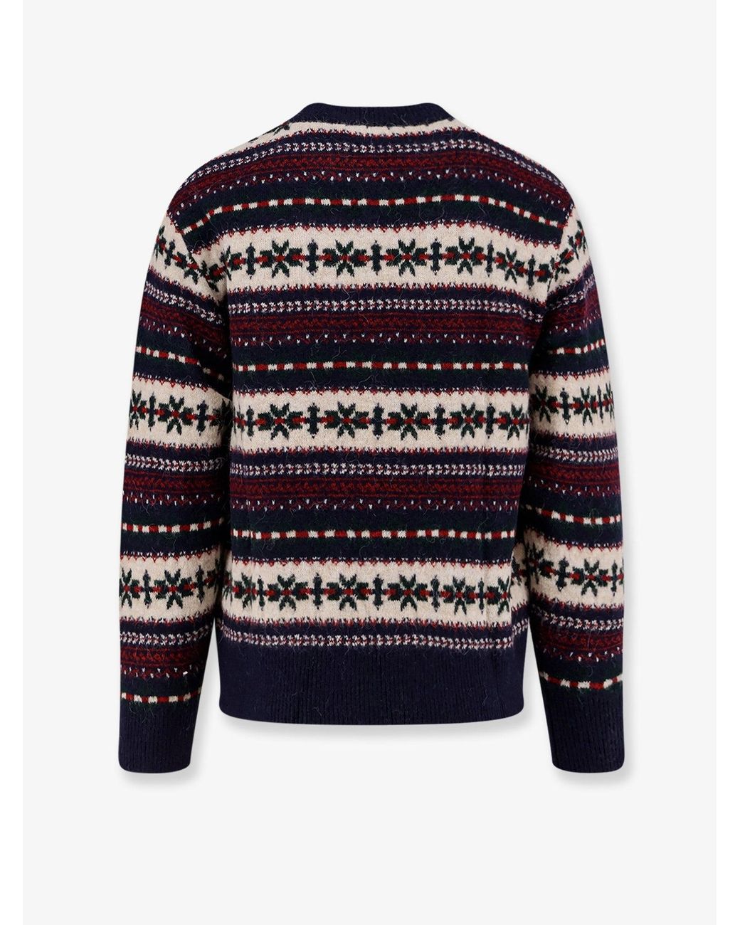 DUNST Blue Fairisle Sweater