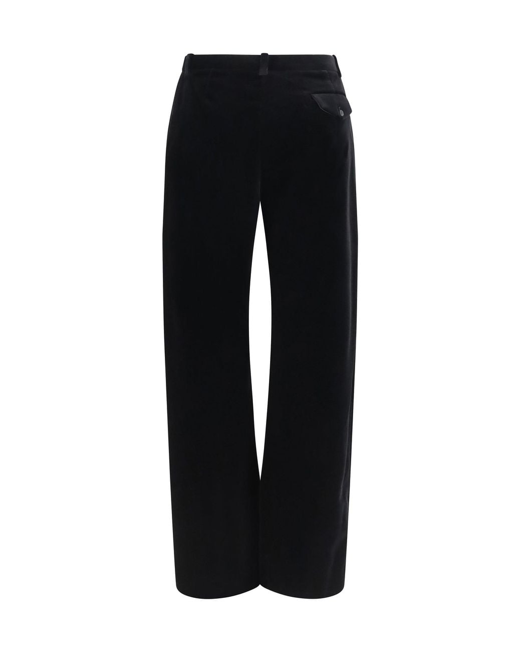 Khaite Black Hunter Velvet Pants