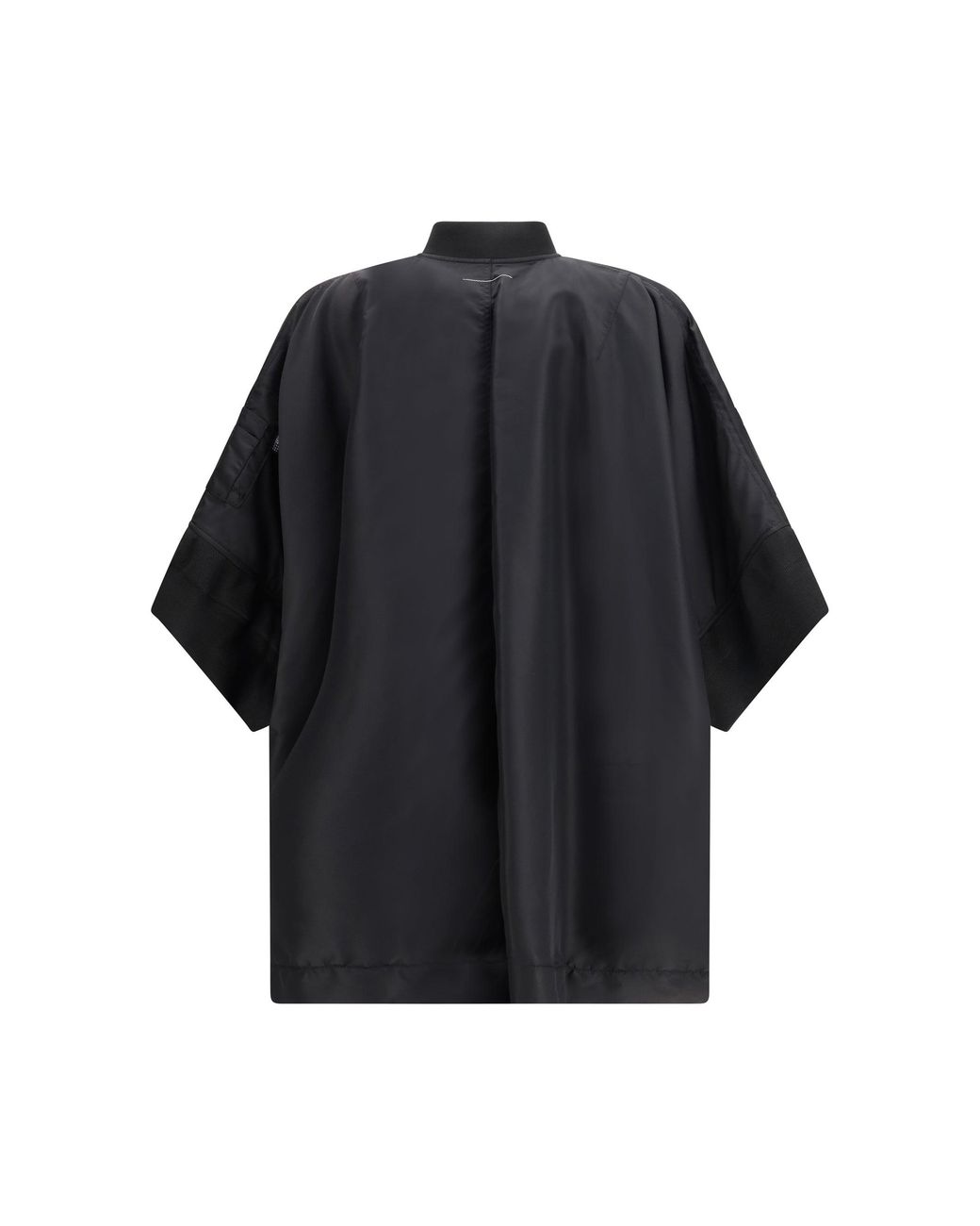 MM6 by Maison Margiela Black Nylon Cape