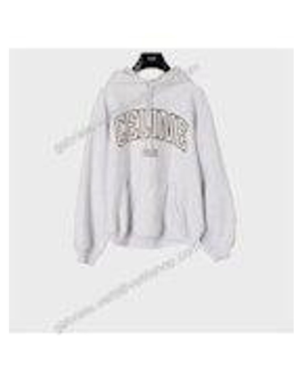 Céline White Cotton Sweatshirt for men