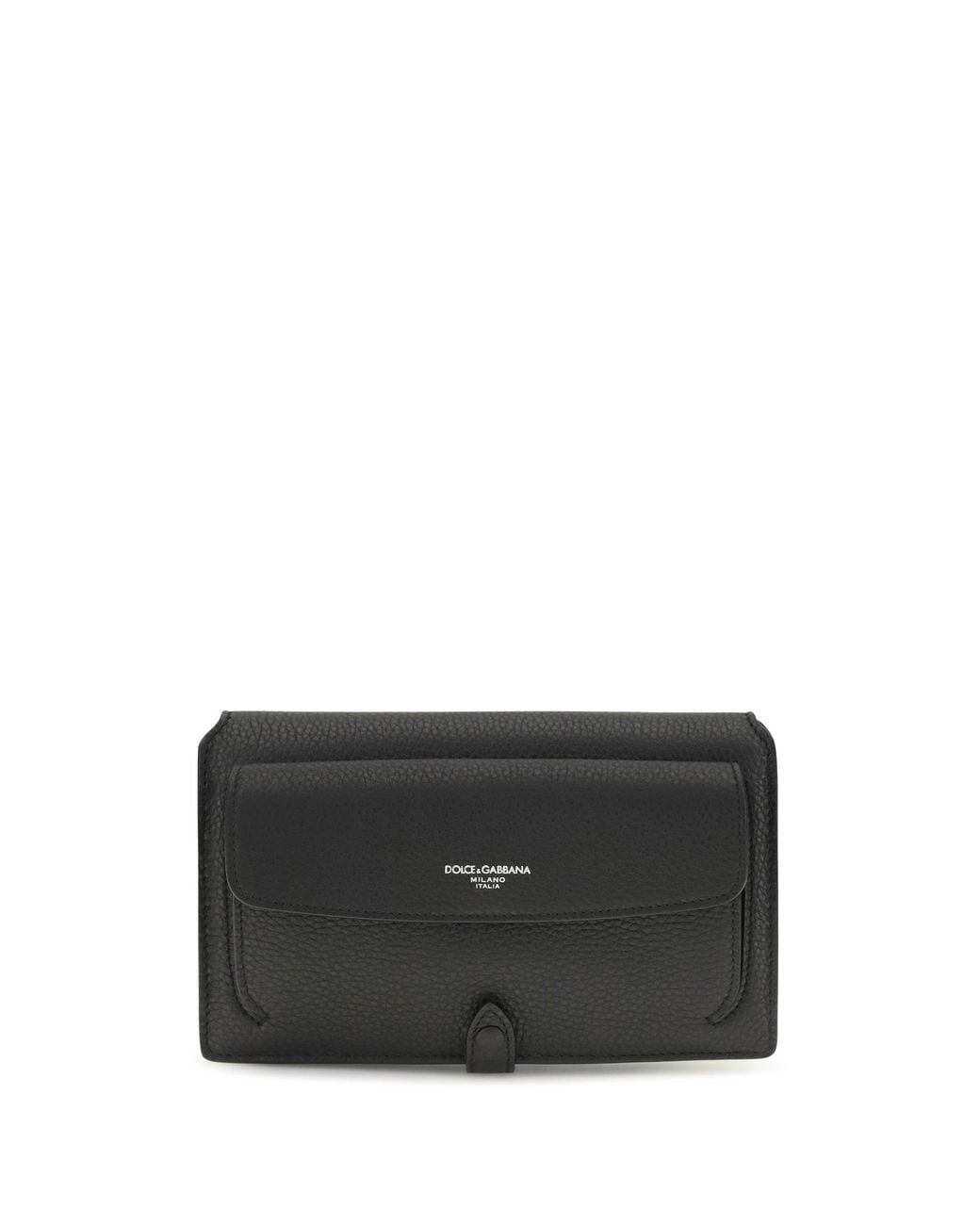 Dolce & Gabbana Black Dolce & Gabbana Calfskin Crossbody Minibag for men