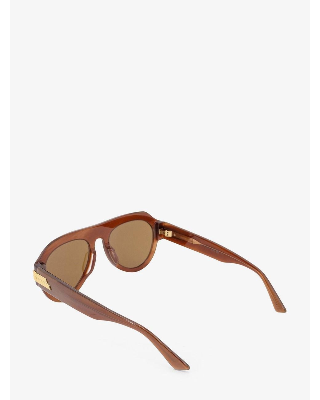 Bottega Veneta Brown Acetate Sunglasses