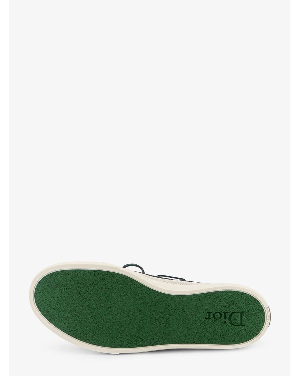 Dior Green Dior Chester Dioriviera Canvas And Leather Loafers for men