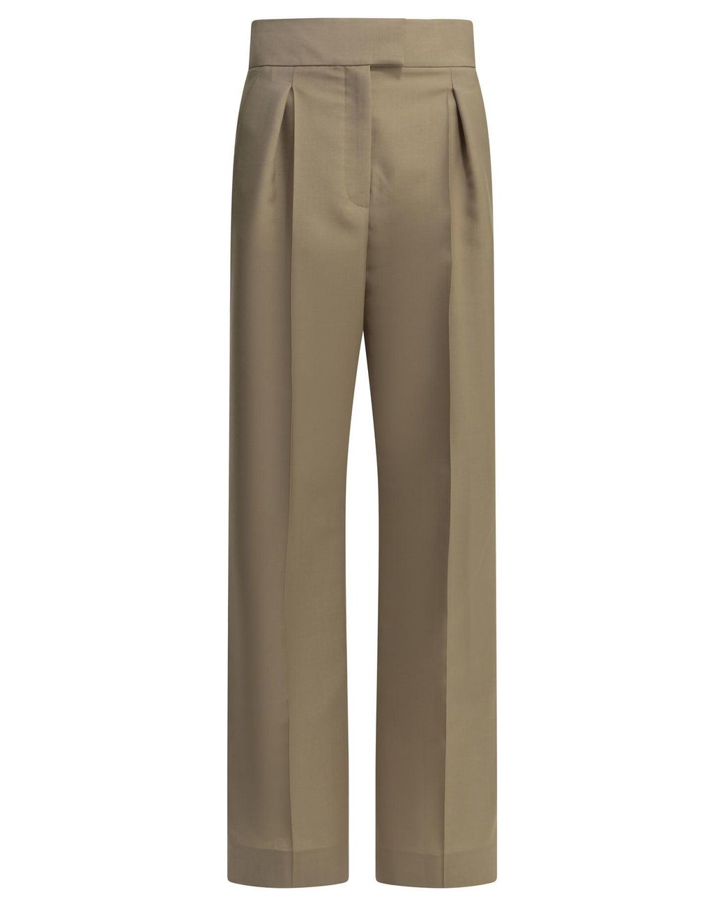 Valentino Natural Tailored Mohair Pants